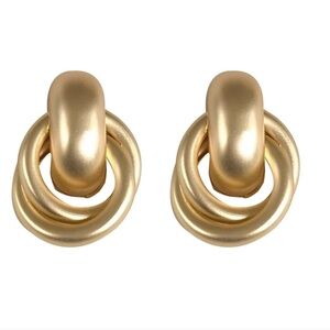 Gold Knot Earrings